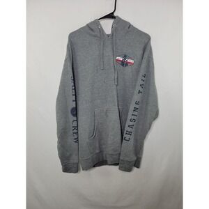 Salty Crew Gray Long Sleeve Hooded Sweatshirt Men's Size Large